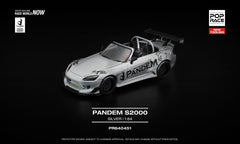 (Pre-Order) 1/64 Pop Race PR640451 Pandem S2000 Silver