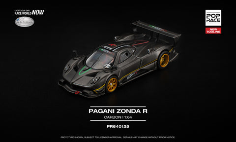 (Pre-Order) 1/64 Pop Race PR640125 Pagani Zonda R Carbon