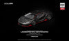 (Pre-Order) 1/64 Pop Race PR640436 Lamborghini Centenario Carbon/ Red