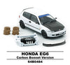 (Pre-Order) 1/64 BM Creations 64B0484 Honda EG6 White w/ Carbon Bonnet