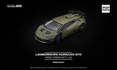 (Pre-Order) 1/64 Pop Race PR640347 Lamborghini Huracan STO Verde Turbine Matt