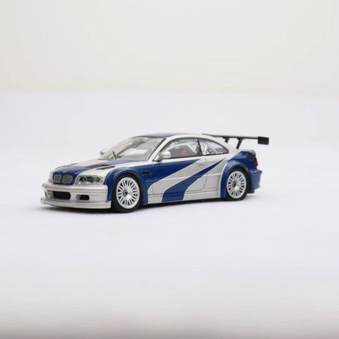 1/64 MJ Model MJBM3SB BMW M3 E46 GTR NFS Silver Blue LHD