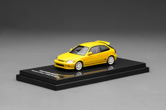 1/64 Motorhelix M65002 Honda Civic Type R EK9 Sunlight Yellow