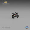 (Pre-Order) 1/64 CM Model CM64-F3ROSSO-02 MV Agusta F3 Rosso Metallic Gray w/ Figurine
