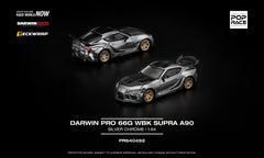 (Pre-Order) 1/64 Pop Race PR640492 Darwin Pro 66G WBK Supra A90 Silver Chrome