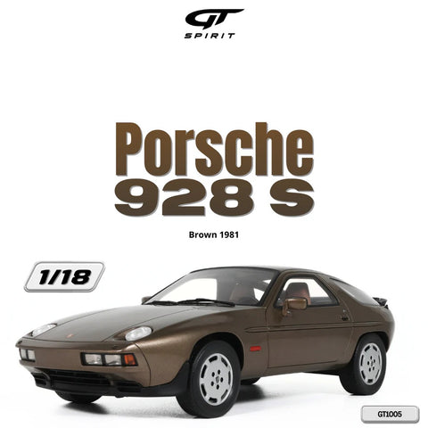 (Pre-Order) 1/18 GT Spirit GT1005 Porsche 928 S 1981 Brown