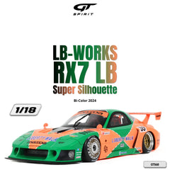 (Pre-Order) 1/18 GT Spirit GT568 LB-Works RX7 LB Super Silhouette 2024 Bi-Color