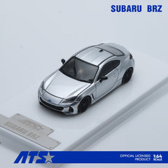 (Pre-Order) 1/64 ATS Models ATS880404 Subaru BRZ ZD8 Silver