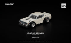 (Pre-Order) 1/64 Pop Race PR640210 KPGC110 Kenmeri White