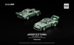 (Pre-Order) 1/64 Pop Race PR640495 Singer DLS Turbo Ice Green