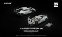 (Pre-Order) 1/64 Pop Race PR640430 Lamborghini Huracan STO Grigio Acheso Matte