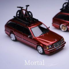 1/64 Mortal MMBES124R Mercedes-Benz E-Class Mk1 S124 Red