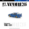 (Pre-Order) 1/64 Works Model W640001 Subaru Impreza 22B STI Blue