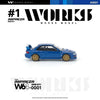 (Pre-Order) 1/64 Works Model W640001 Subaru Impreza 22B STI Blue