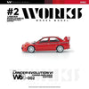 (Pre-Order) 1/64 Works Model W640002 Mitsubishi Lancer Evolution 6 Tommi Makinen Red