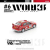 (Pre-Order) 1/64 Works Model W640006 Mitsubishi Lancer Evolution 6 Tommi Makinen 2001 WRC Catalunya