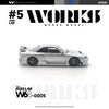(Pre-Order) 1/64 Works Model W640005 Nissan Skyline GT-R R33 LM Silver