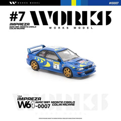 (Pre-Order) 1/64 Works Model W640007 Subaru Impreza WRC 1997 Monte Carlo Colin McRae