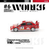 (Pre-Order) 1/64 Works Model W640006 Mitsubishi Lancer Evolution 6 Tommi Makinen 2001 WRC Catalunya