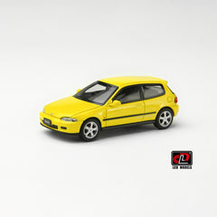 (Pre-Order) 1/64 LCD Models LCD64034-YE Honda Civic SiR II (EG6) Yellow
