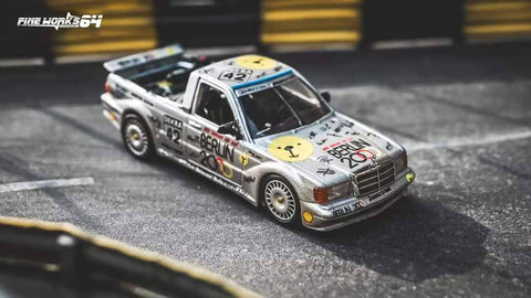 (Pre-Order) 1/64 FineWorks64 FWMB190EB#42 Mercedes-Benz 190E W201 Pickup Berlin 2000 #42 LHD