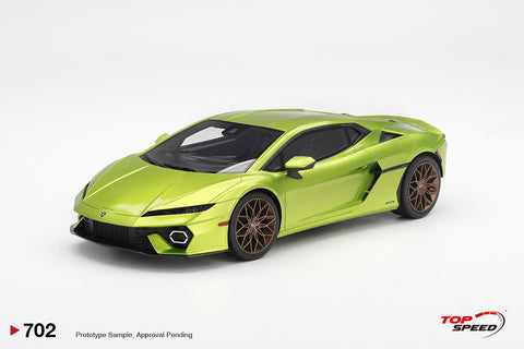 (Pre-Order) 1/18 Top Speed TS0702 Lamborghini Temerario Verde Citrea