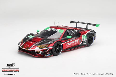 (Pre-Order) 1/18 BBR Models CS18023 Ferrari 296 GT3 #023 Triarsi Competizione 2025 IMSA Petit Le Mans
