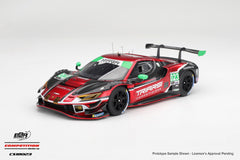 (Pre-Order) 1/18 BBR Models CS18023 Ferrari 296 GT3 #023 Triarsi Competizione 2025 IMSA Petit Le Mans