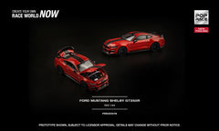 (Pre-Order) 1/64 Pop Race PR640578 Ford Mustang Shelby GT350R Race Red