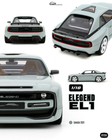 (Pre-Order) 1/18 OttOmobile OT1356 Elegend EL1 2021 Celeste