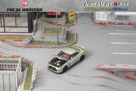 1/64 Focal Horizon FHNR35G Nissan GT-R R35 Emerald Green