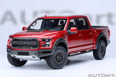 1/18 AUTOART 72948 Ford F-150 Raptor Supercrew 2019 Ruby Red