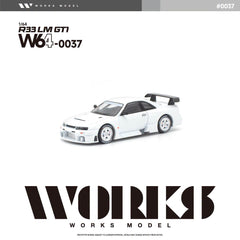 (Pre-Order) 1/64 Works Model W640037 Nissan Skyline GT-R R33 LM GT1 White
