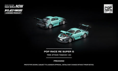 (Pre-Order) 1/64 Pop Race PR640262 Pop Race Re Super G Time Attack TAS 2025