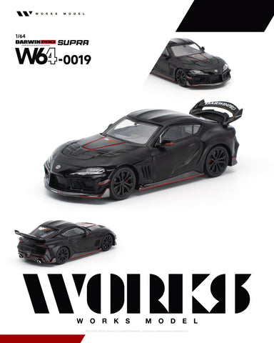 (Pre-Order) 1/64 Works Model W640019 DarwinPRO Supra Dark