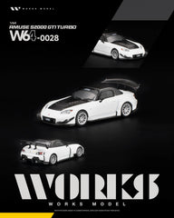 (Pre-Order) 1/64 Works Model W640028 Amuse S2000 GT1 Turbo White