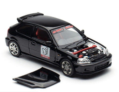 1/64 Motorhelix M65022 Honda Civic Type R (EK9) Customized No Good Racing Black