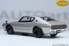 1/18 AUTOART 77477 Nissan Skyline 2000GT-R (KPGC110) Tuned Version Silver/ Carbon Bonnet