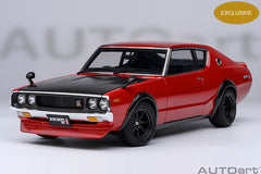 1/18 AUTOART 77479 Nissan Skyline 2000GT-R (KPGC110) Tuned Version Red/ Carbon Bonnet