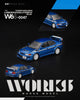 (Pre-Order) 1/64 Works Model W640047 Mitsubishi Lancer Evolution 6 Tommi Makinen Blue