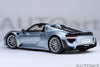 1/18 AUTOART 77923 Porsche 918 Spyder Weissach Package (Liquid Metal Chrome Blue)