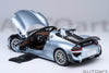 1/18 AUTOART 77923 Porsche 918 Spyder Weissach Package (Liquid Metal Chrome Blue)