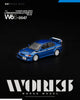(Pre-Order) 1/64 Works Model W640047 Mitsubishi Lancer Evolution 6 Tommi Makinen Blue