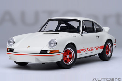 1/18 AUTOART 78030 Porsche 911 Carrera 2.7 RS (Grand Prix White w/ Red stripes)