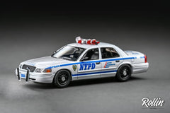 (Pre-Order) 1/64 Rollin RFCVNYPD Ford Crown Victoria EN114 NYPD