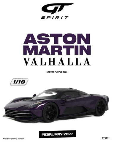 (Pre-Order) 1/18 GT Spirit GT1011 Aston Martin Valhalla 2026 Storm Purple