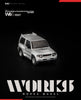 (Pre-Order) 1/64 Works Model W640027 Mitsubishi Pajero Evolution Silver