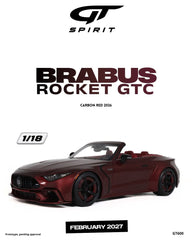 (Pre-Order) 1/18 GT Spirit GT600 Brabus Rocket GTC 2026 Carbon Red