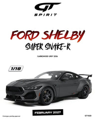 (Pre-Order) 1/18 GT Spirit GT1020 Ford Shelby Super Snake-R 2026 Carbonized Grey