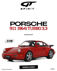 (Pre-Order) 1/18 GT Spirit GT1016 Porsche 911 (964) Turbo 3.3 1991 Guards Red